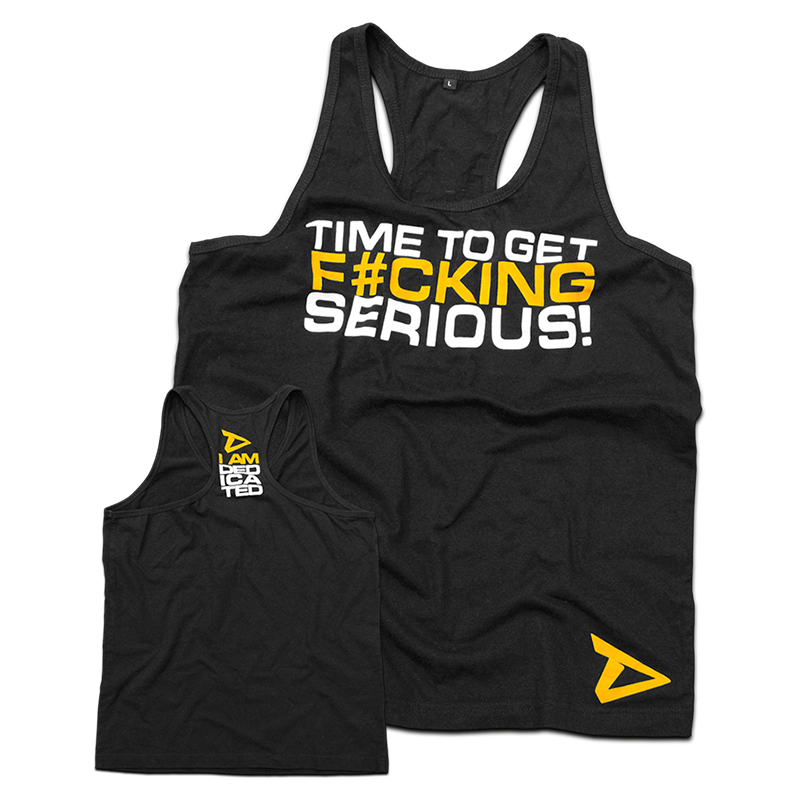 T-Shirt Stringer "Time To Get Serious"