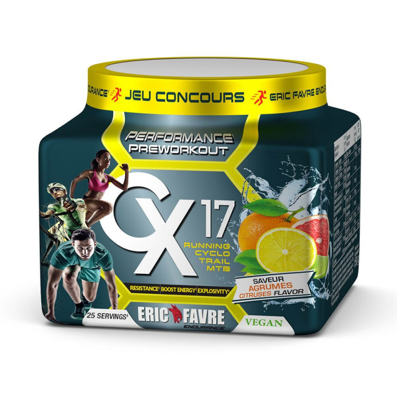 Pre-Workout VEGAN Cx17 d'Endurance Pre-Workout VEGAN Cx17 d'Endurance