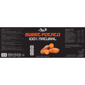 Farine de Patate Douce 2Kg 100% Pure Sweet Potato Addict Sport