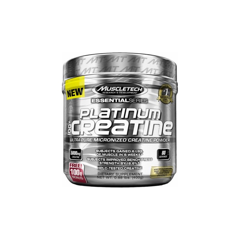 Platinum Micronised Creatine 400g Muscletech Platinum Micronised Creatine 400g Muscletech