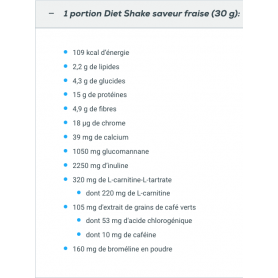 Diet Shake (720g) Protéine Coupe faim - BiotechUSA