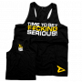 T-SHIRT STRINGER "TIME TO GET SERIOUS"