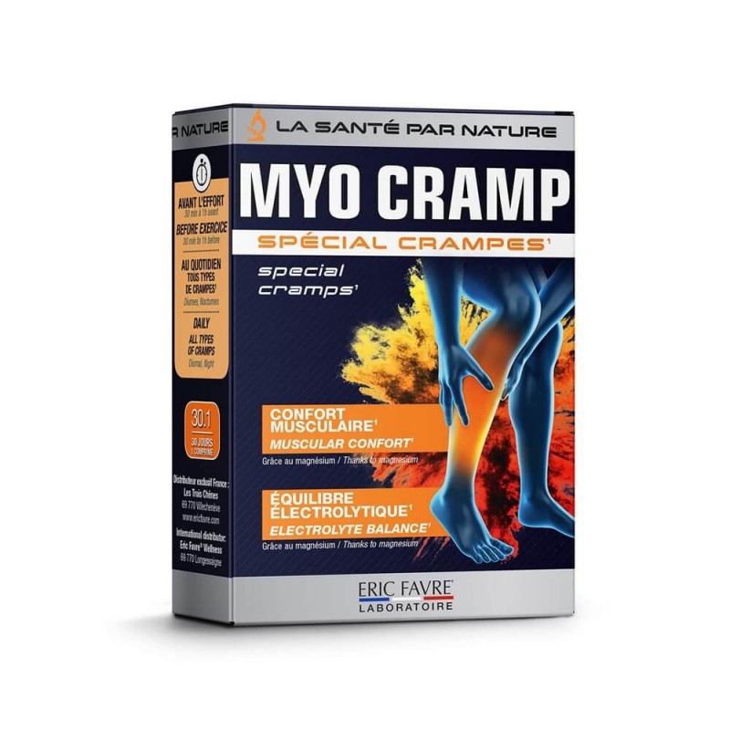 Myo Crampes 30 capsules - Eric Favre