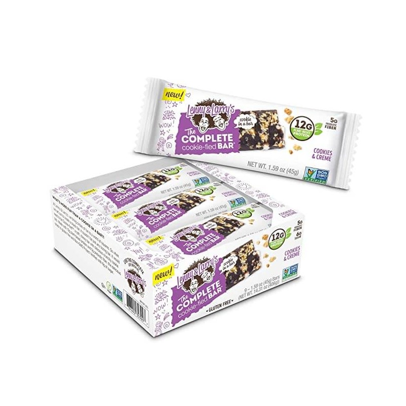The Complete Cookie-Fied Bar (9x45g) - Lenny and Larry's The Complete Cookie-Fied Bar (9x45g) - Lenny and Larry's