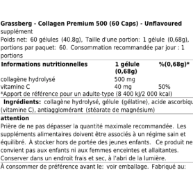 Collagen Premium 500 - Grassberg