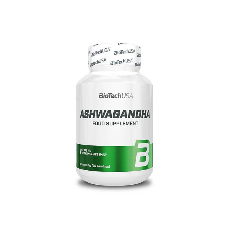 Ashwagandha - 60 capsules - 60 doses - BiotechUSA