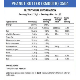 Beurre de cacahuète Doux - fit cuisine - 350g - Applied Nutrition
