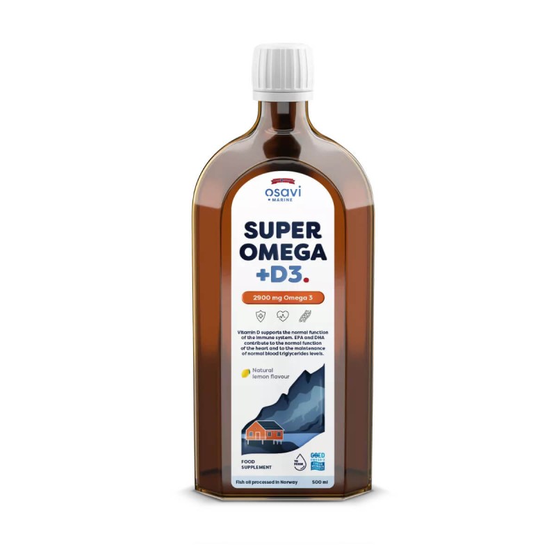 Super Oméga + D3, 2900 mg Oméga 3 - Osavi