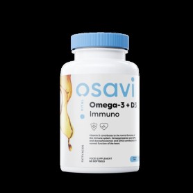 Omega 3 + D3 Immuno - citron - 60 softgels - OSAVI