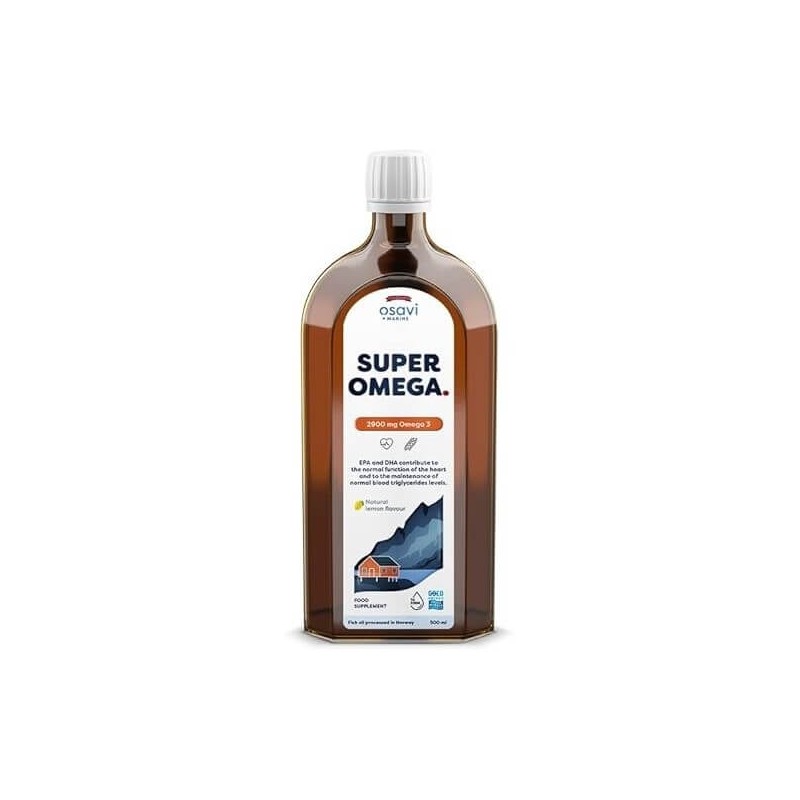 Super Omega - 2900mg - Omega 3 Poisson - Saveur Citron Naturel