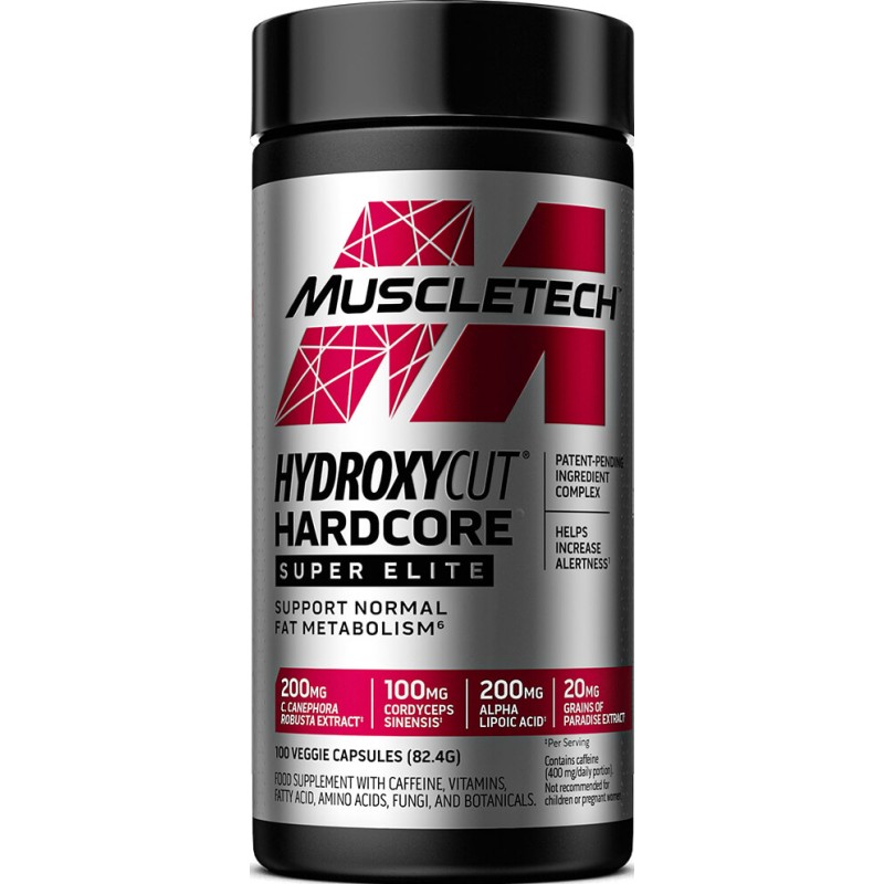 Hydroxycut Hardcore Super Elite - 100caps - Muscletech