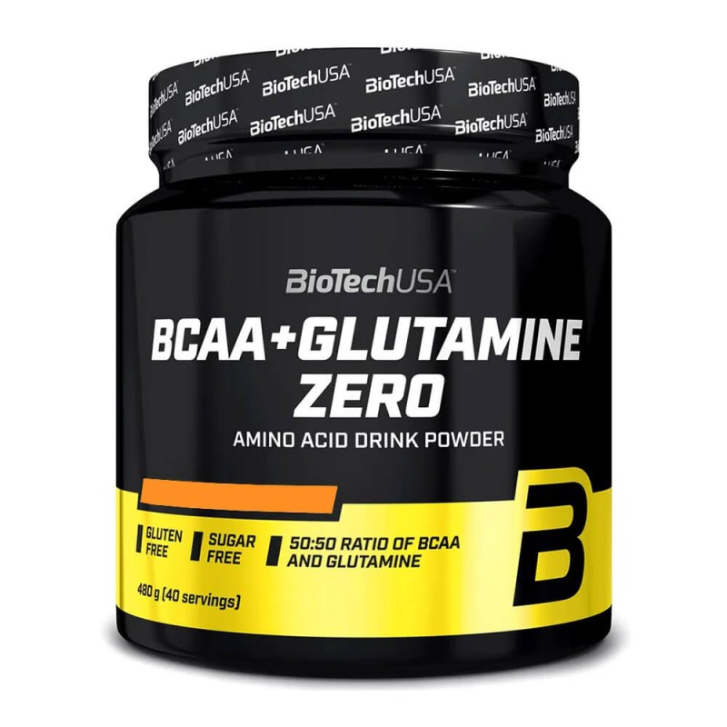 BCAA + Glutamine Zéro aromatisés - 480g - BiotechUSA