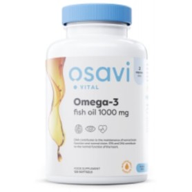 Omega 3 - Huile de Poisson par Distillation Moléculaire - 1000mg - saveur citron  - Osavi