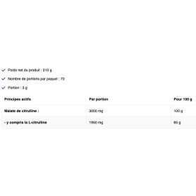 Citrulline 210g - OstroVit Nutrition
