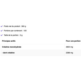 Creatine Monohydrate 300g - OstroVit Nutrition Creatine Monohydrate 300g - OstroVit Nutrition