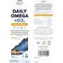 Daily Omega + D3 - 1600mg (saveur citron naturel)