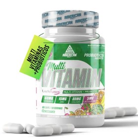 Multi-Vitamines avec Probiotiques - 60gélules - American Supplement