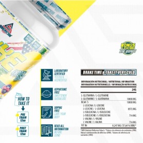 BCAA 12:1:1 avec L-Glutamine Deluxe - 300g - American Supplement BCAA 12:1:1 avec L-Glutamine Deluxe - 300g - American Supplement