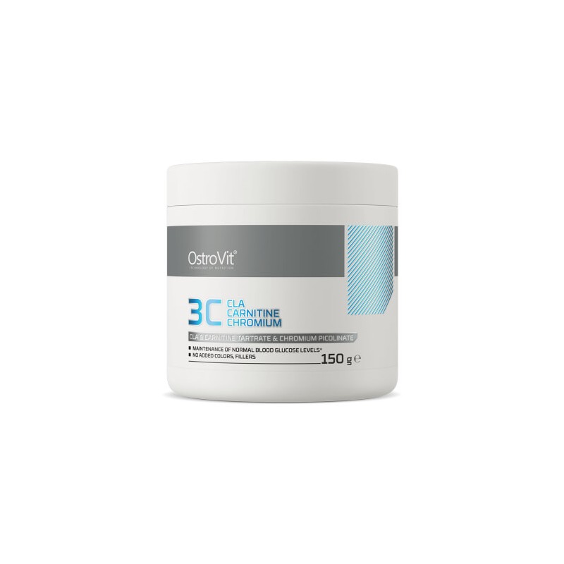 3C Cla - Carnitine - Chromium - 150g - OstroVit®️ 3C Cla - Carnitine - Chromium - 150g - OstroVit®️