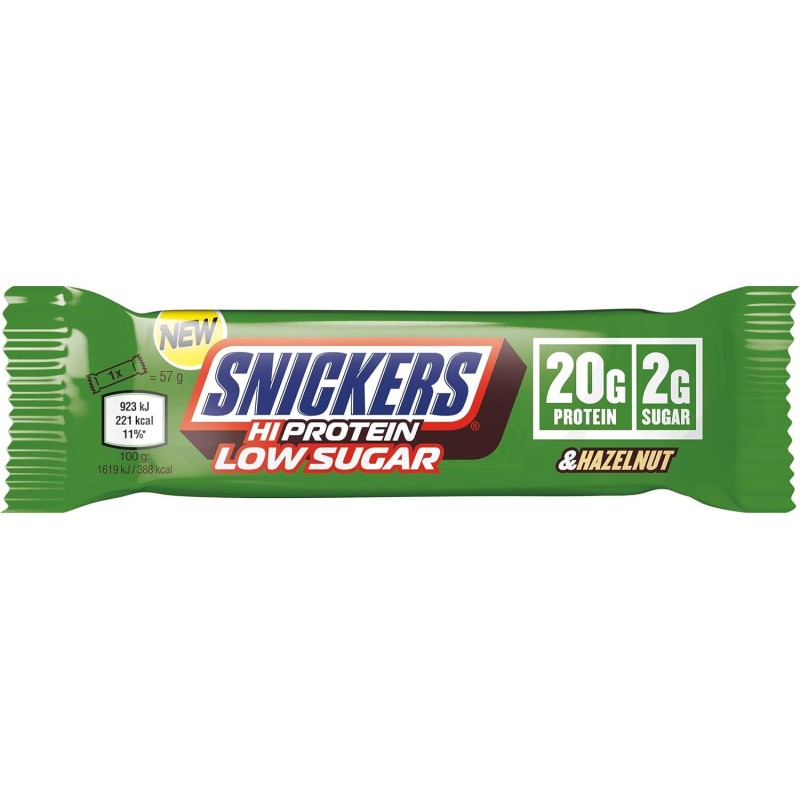 Snickers Faible en sucre "Low Sugar" HI Protein Bar Snickers Faible en sucre "Low Sugar" HI Protein Bar