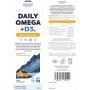 Daily Omega + D3 - 1600mg (saveur citron naturel) - Osavi