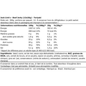 Jack link's Beef Jerky - Véritable Boeuf Séché