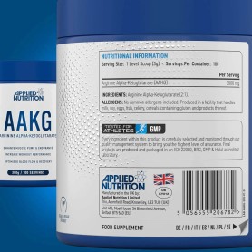 AAKG (300g) - Goût nature- Vasodilatateur - Applied Nutrition