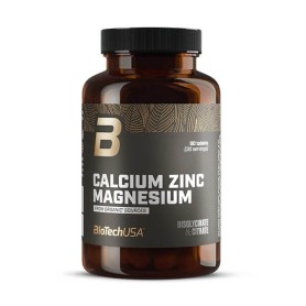 Calcium Zinc Magnésium de sources organiques - 90tabs - BiotechUSA
