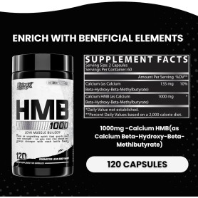 HMB 1000 - 120 capsules - Nutrex Research