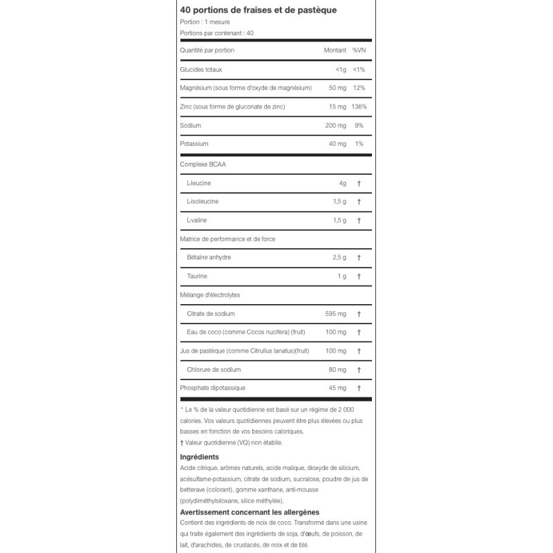 Amino Build Performance - 40 doses -  Muscletech