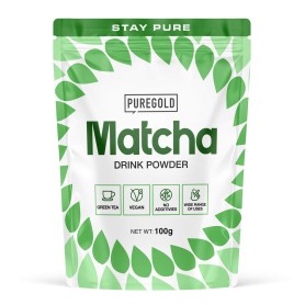 PureGold Matcha -  Poudre de Thé vert  Nature - 100g