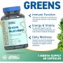 Greens Multivitamin - 60 capsules - Applied Nutrition