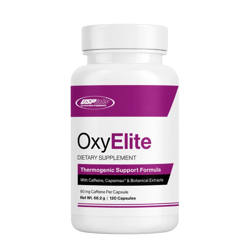 OxyElite – Thermogenic Support caféine & Capsimax – 90 caps – USP Labs