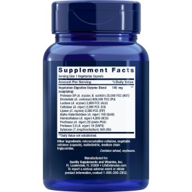 Super Enzymes Digestives 60 caps Life Extension