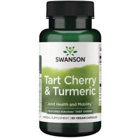 Cerisier acide et curcumine "Tart Cherry & Turmeric" - 60 caps -  Swanson