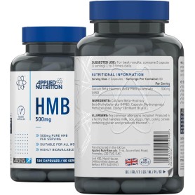 HMB 500mg - 120 capsules - Applied Nutrition
